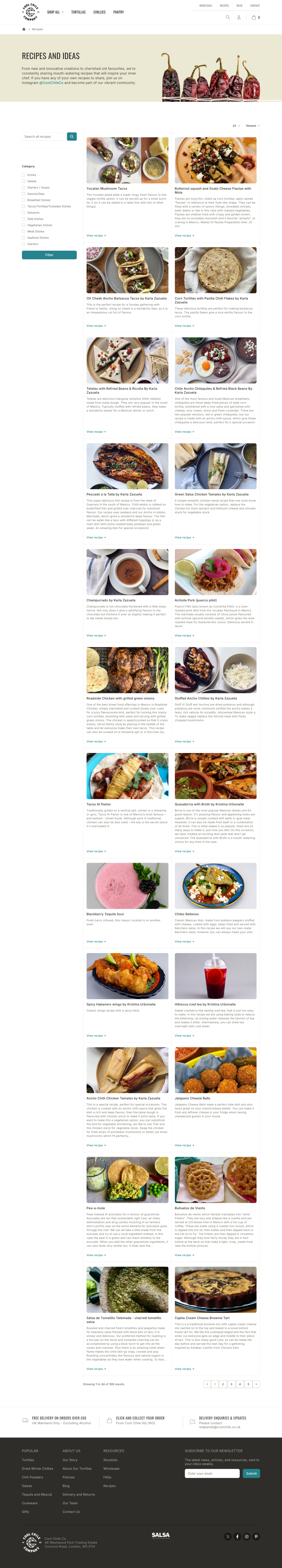 Screenshot of coolchile-recipes.png