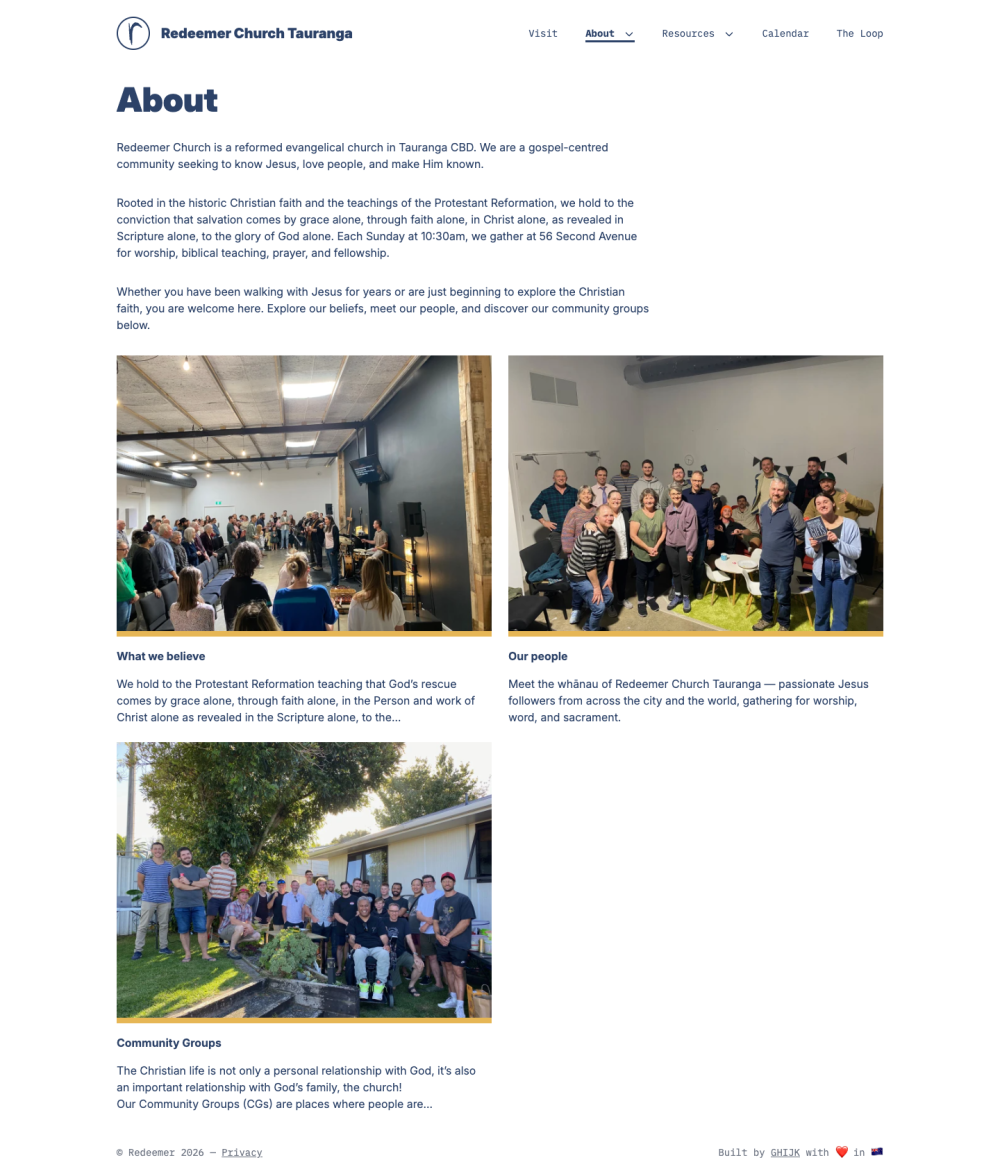 Screenshot of redeemerchurch-about.png