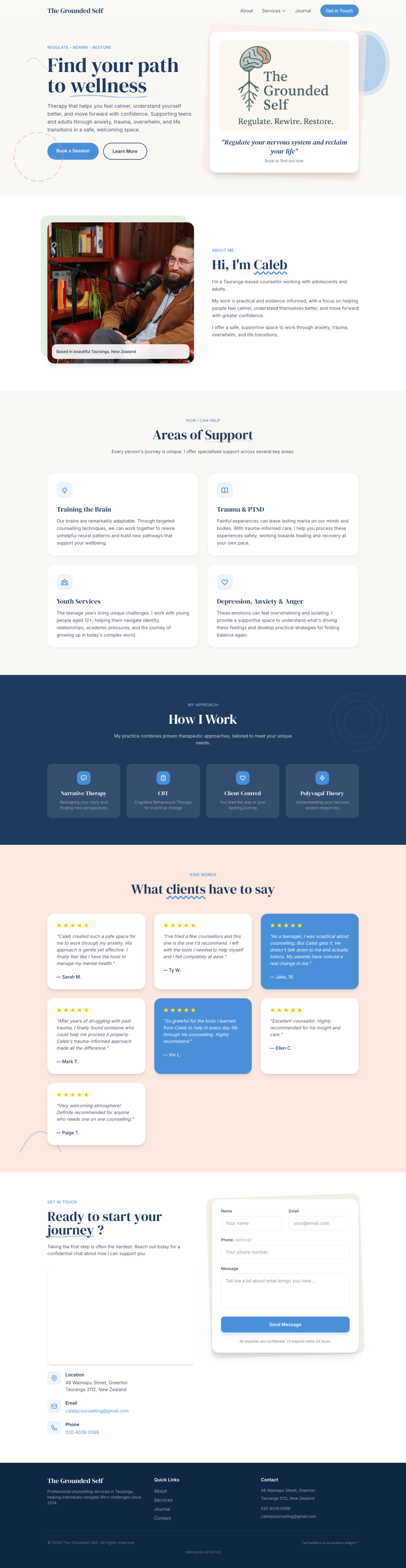 Screenshot of thegroundedself-home.png